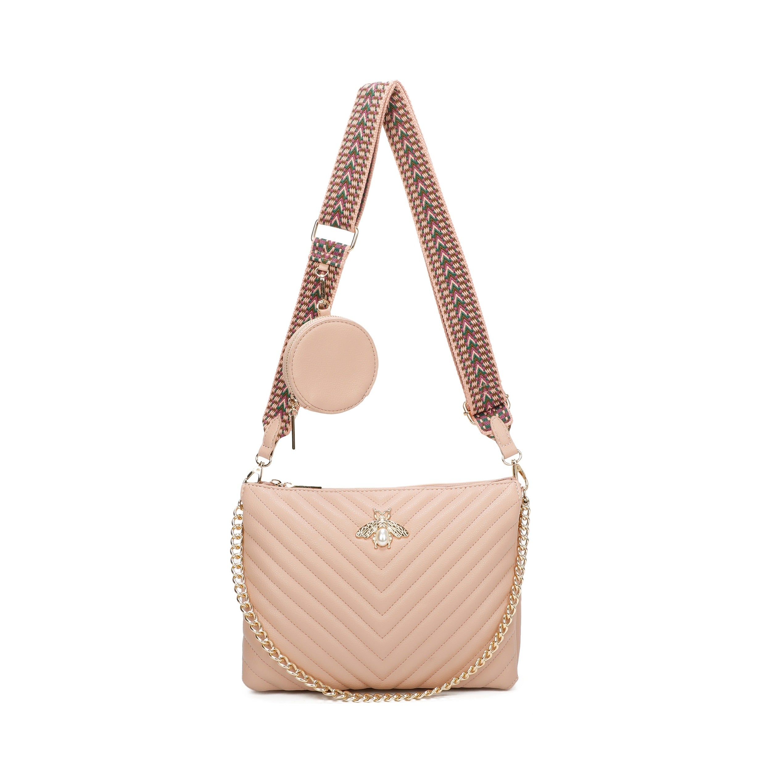 Craze London Bee Crossbody Bag