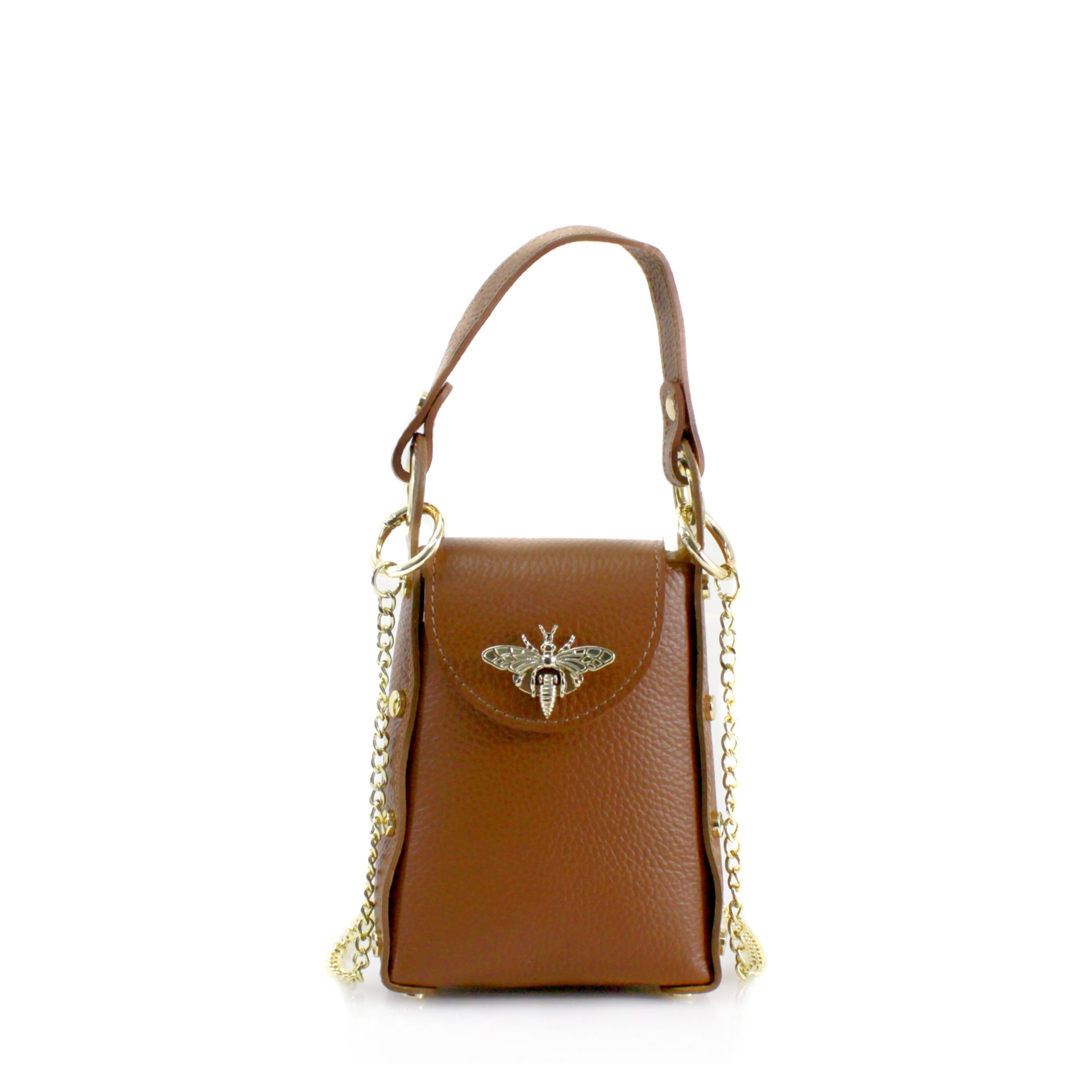 Gucci Black Bee Gold Star Padlock Italy Top Handle Small Leather Handbag  Bag New