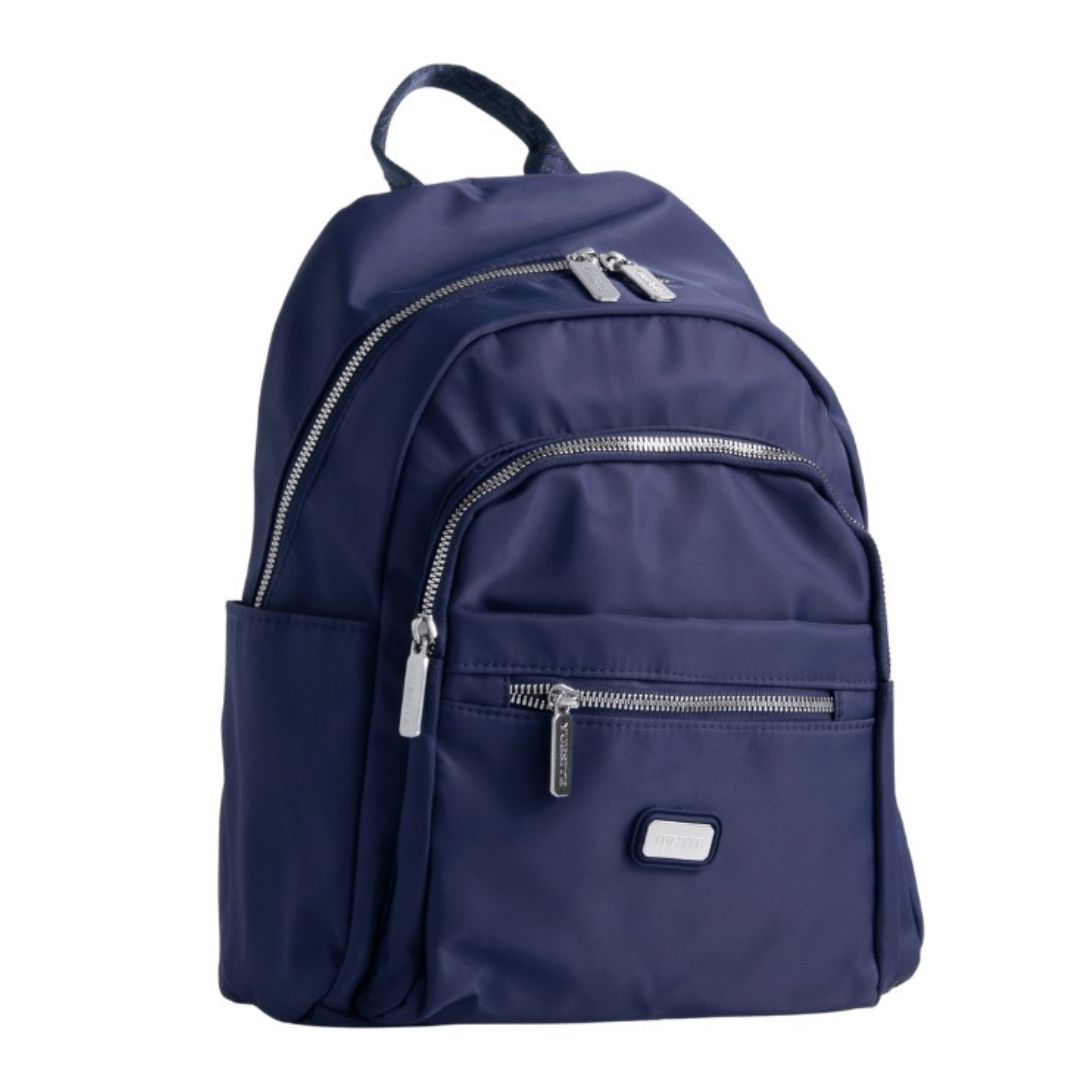 Craze London Versatile Backpack with zipper compartments & 2 Side Pock