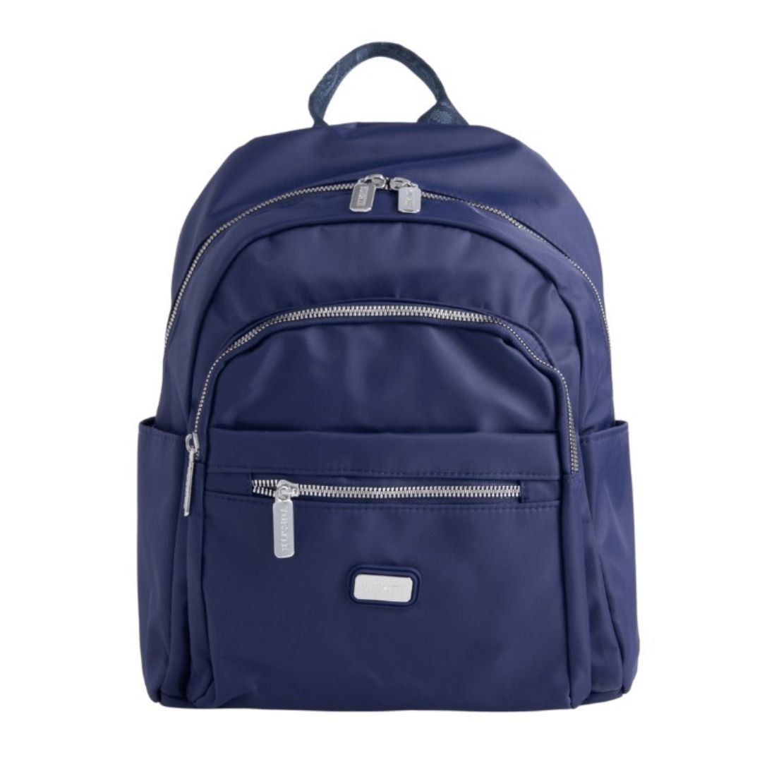 Craze London Versatile Backpack with zipper compartments & 2 Side Pock