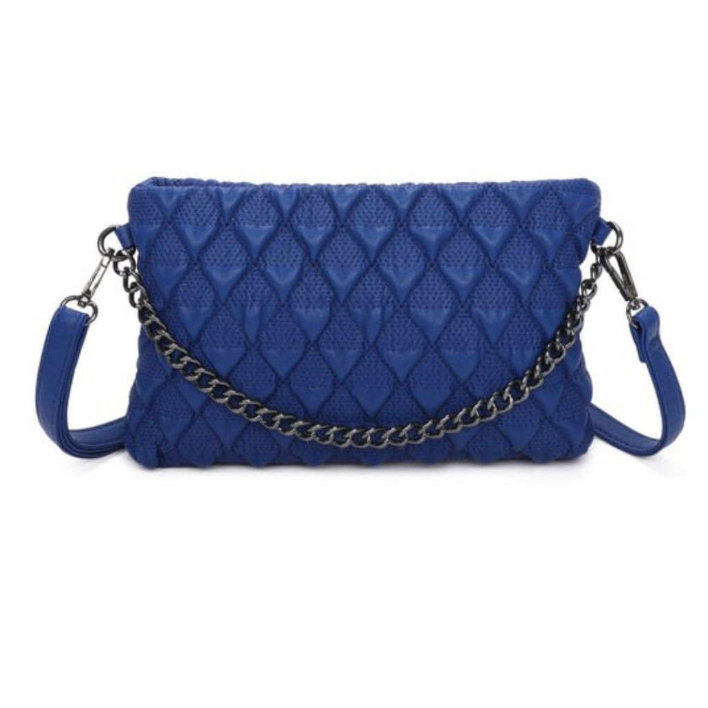 Craze London Traingle Pattern Crossody Bag