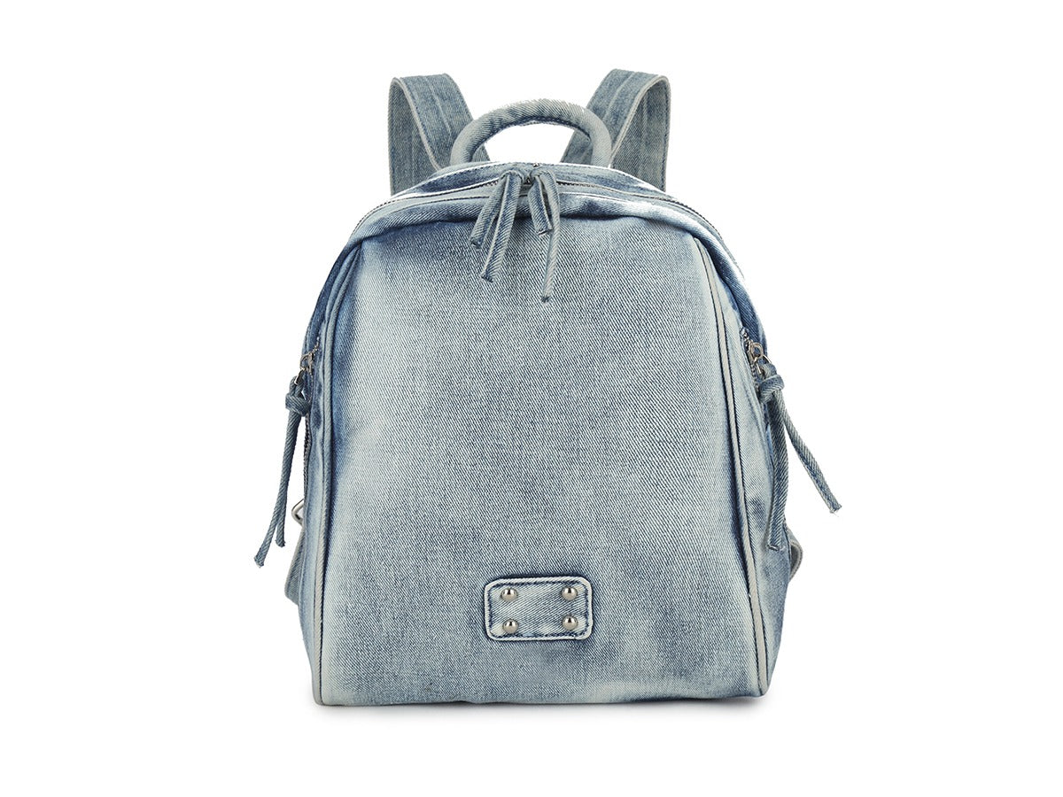 Craze London Denim Darling Classic Timeless Elegance Backpack