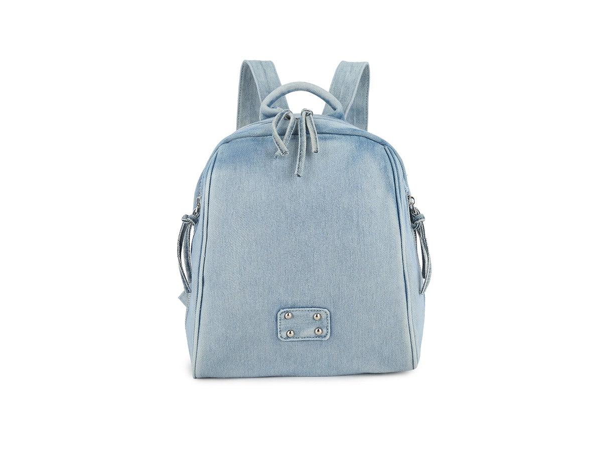 Craze London Denim Darling Classic Timeless Elegance Backpack