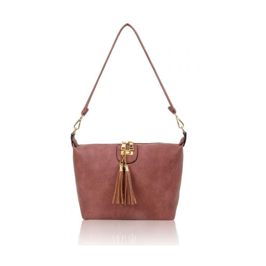 Tassel Detail Shoulder Bag