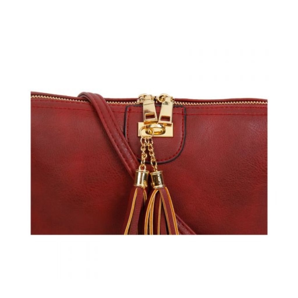 Tassel Detail Shoulder Bag