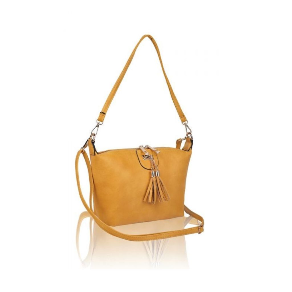 Tassel Detail Shoulder Bag