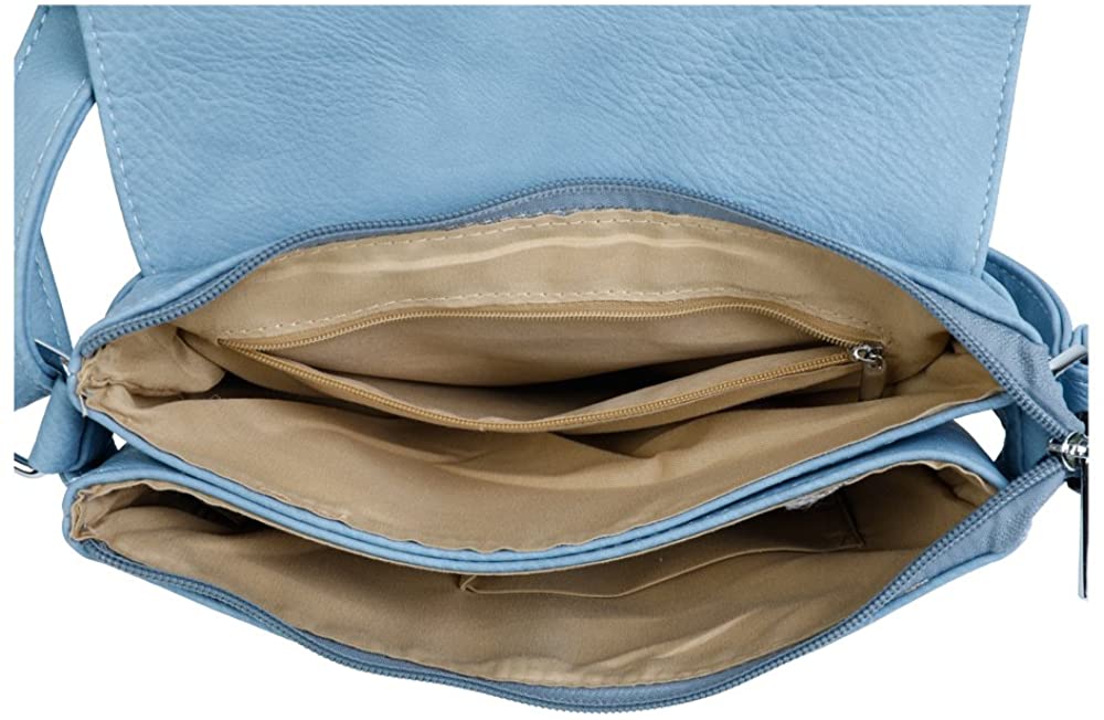 Women Multi Pocket Buckle Crossbody Bag (9977) – Craze London