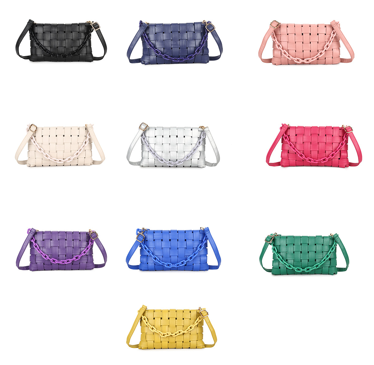 Women Shoulder Bag Fashion Handbag Quilted Designer Crossbody Bag with –  Craze London